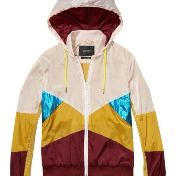 Scotch & Soda Jackets & Blazers - Scotch & Soda Beautiful Multicolor Windbreaker